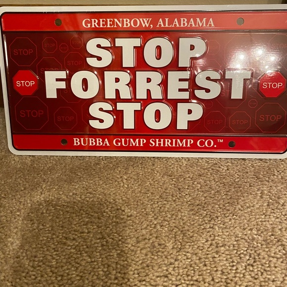 Bubba Gump Shrimp Co. License Plate - Picture 2 of 4